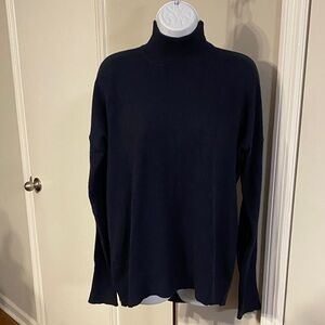 Theory Mock Turtleneck Cashmere Sweater